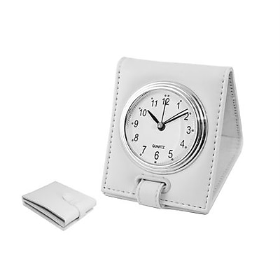 Natico FOLDING ALARM CLOCK WHITE (NOI245)