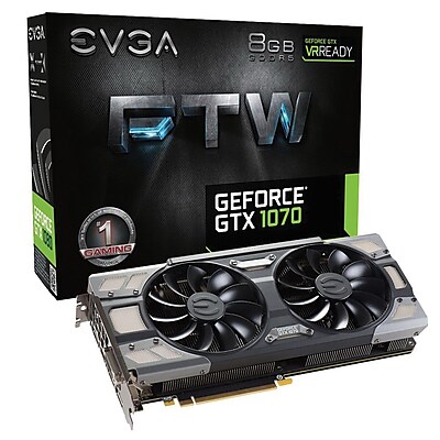 EVGA GTX 1070 FTW GDDR5 256 bit PCI Express x16 3.0 8GB Gaming Graphic Card