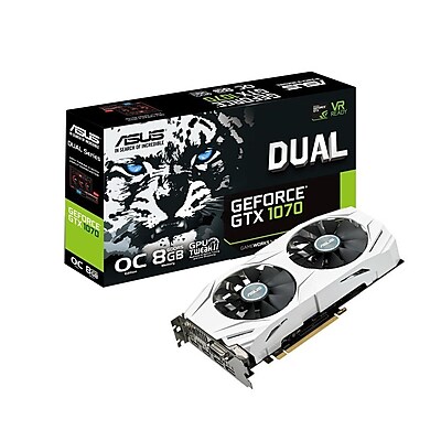 ASUS DUAL GTX1070 GDDR5 256 bit PCI Express 3.0 8GB Graphic Card