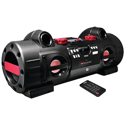Pyle Pro Pbmspg80 Party Blaster Boom Box With Bluetooth and Nfc
