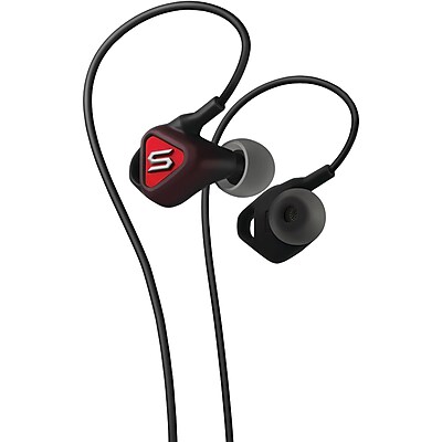 Soul 81970462 Pulse Reverse Fit Headphones With Microphone red