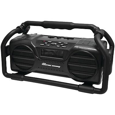 Pyle Pro Pjsr350bk Industrial Boombox Rugged Bluetooth Speaker black