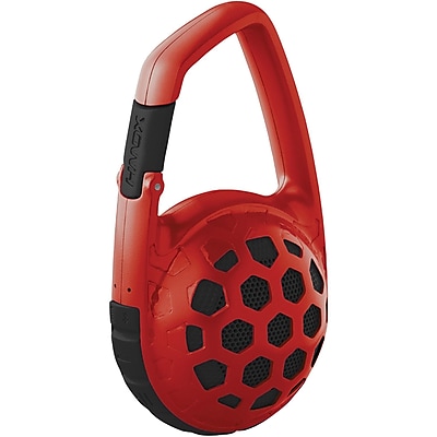 HMDX Hx p140rd Hangtime Wireless Portable Speaker red