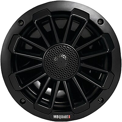 Mb Quart Nk1 116b Nautic Series 6.5 120 watt 2 way Coaxial Speaker System With Matte Black Finish not Illuminated