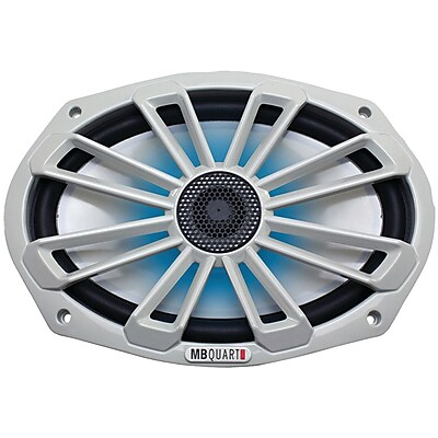 Mb Quart Nk1 169l Nautic Series 6 X 9 140 watt 2 way Coaxial Speaker System led Illumination