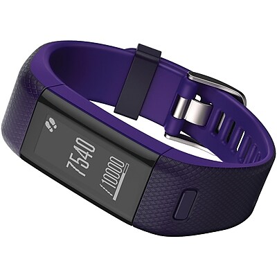 Garmin 010 01955 37 Vivosmart Hr Activity Tracker regular Fit; Imperial Purple kona Purple