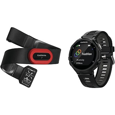 Garmin 010 01614 12 Forerunner 735xt Sports Watch Run bundle black gray