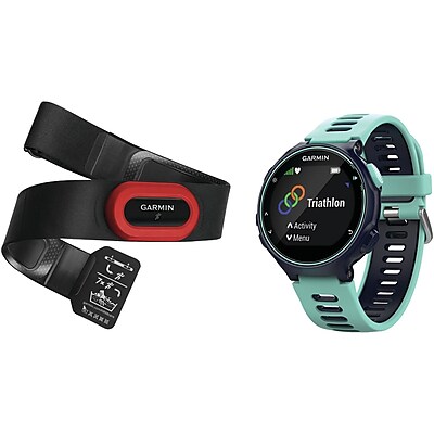 Garmin 010 01614 13 Forerunner 735xt Sports Watch Run Bundle midnight Blue frost Blue