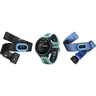 Garmin 010 01614 04 Forerunner 735xt Sports Watch Tri bundle midnight Blue frost Blue