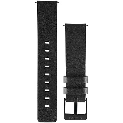 Garmin 010 12495 02 Vivomove Replacement Band leather Band; Black