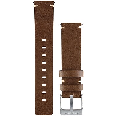 Garmin 010 12495 04 Vivomove Replacement Band leather Band; Dark