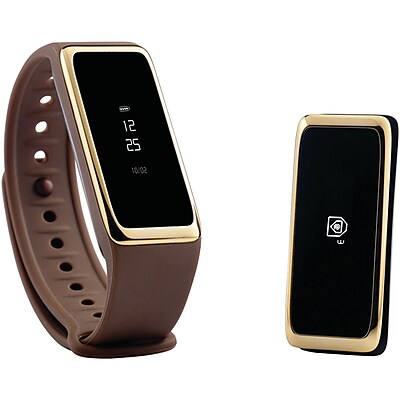 My Kronoz 813761020480 Zefit2 Activity Tracker brown gold