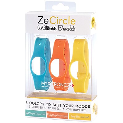 My Kronoz 813761020787 Zecircle Colorama Bracelets 3 Pk
