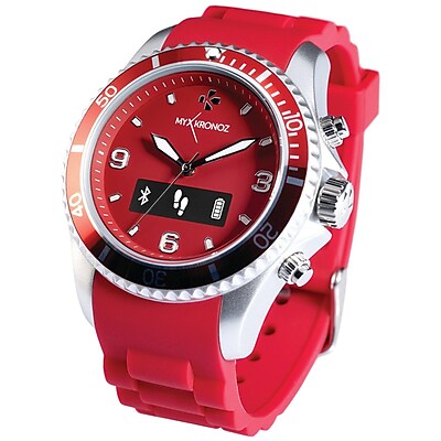 My Kronoz 813761020312 Zeclock Analog Smartwatch (red)
