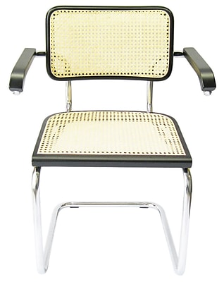 Breuer Chair Company Cesca Arm Chair; Black