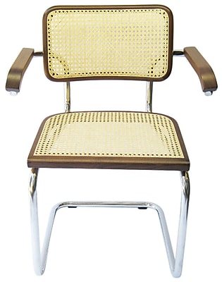 Breuer Chair Company Cesca Arm Chair; Walnut
