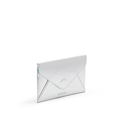 Poppin Card Case Silver 4.5 W x 2.75 H 102251