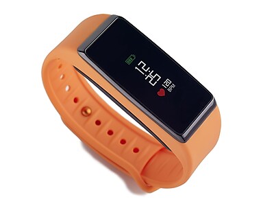 My Kronoz 813761020589 Zefit2 Pulse Activity Tracker orange black