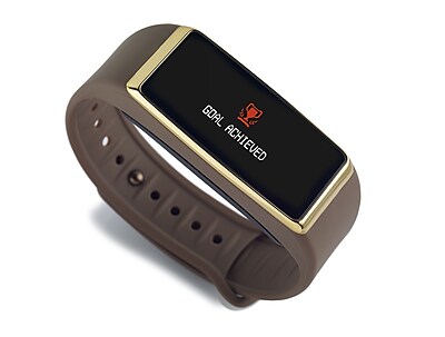 My Kronoz 813761020572 Zefit2 Pulse Activity Tracker brown gold