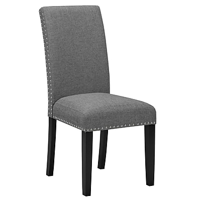 Homegear Savio Parsons Chair Set of 2 ; Slate