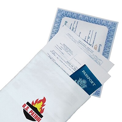 U.S. Patrol 10 X 15 Fire Resistant Document Bag JB5076