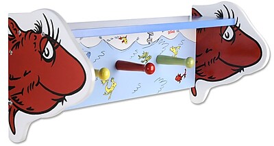 Trend Lab Dr. Seuss One Fish Two Fish Shelf w Pegs