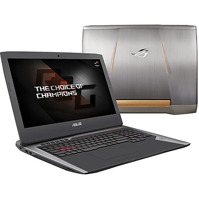 ASUS ROG G752VY-DH78K 17.3 Gaming Laptop, LCD-LED, Intel i7-6820HK , 1TB HDD/2x256GB SSD, 64GB RAM, WIN 10, Titanium