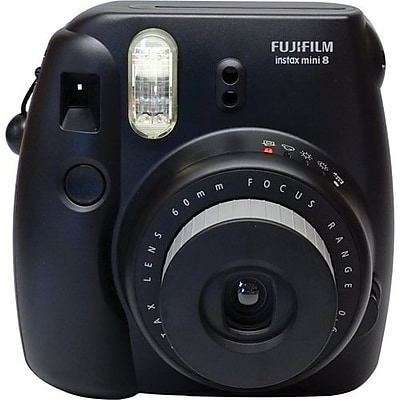 Fujifilm Instax Mini 8 Instant Film Camera Bundle 60 mm Black 2 Pack
