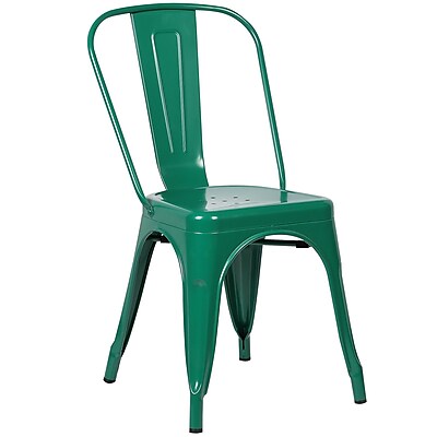 Edgemod Trattoria Side Chair Set of 2 ; Dark Green