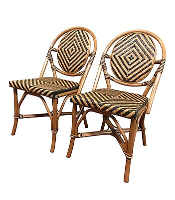 ElanaMar Designs Safari Side Chair Set of 2