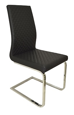 Grako International Milano Side Chair; Black