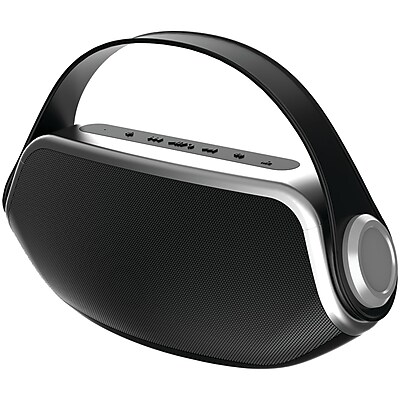 Sylvania Sp233 Black Portable Bluetooth Speaker Boom Box Black