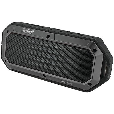 Coleman Cbt16 Gy Aktiv Sounds Waterproof Bluetooth Slim Line Speaker Gray