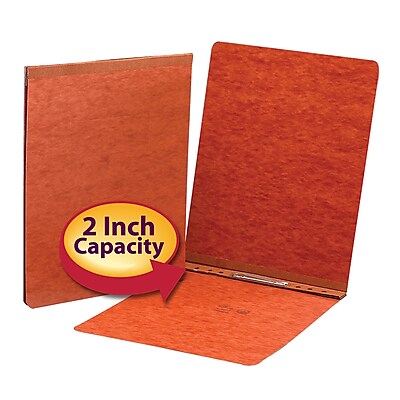 Smead Hinge Pressboard Binder Red 8 1 2 x 11