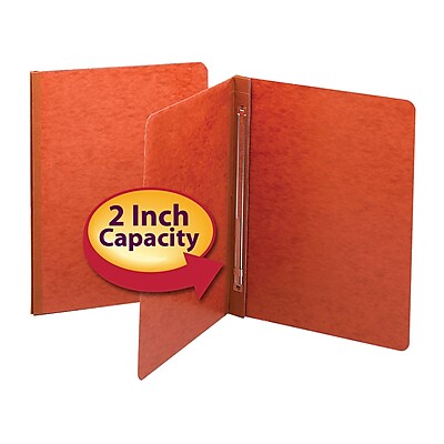 Smead Pressboard Binder Red Brown 8 1 2 x 11