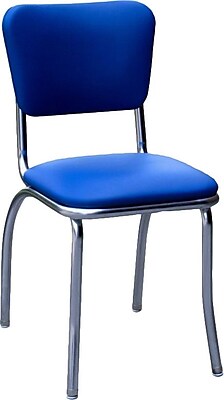 Richardson Seating Retro Home Side Chair; Royal Blue
