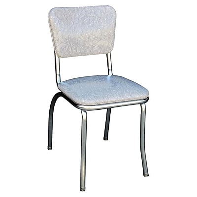 Richardson Seating Retro Home Side Chair; Cracked Ice Grey