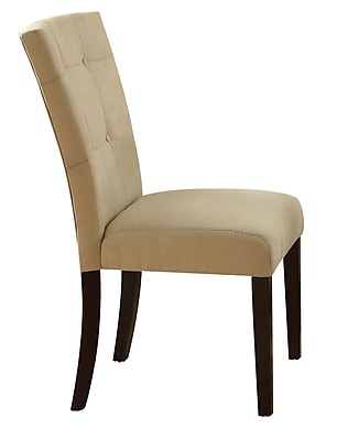 ACME Furniture Baldwin Parson Chair Set of 2 ; Beige