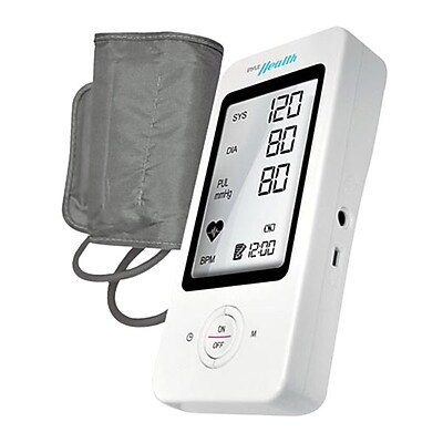 Pyle Bluetooth Wireless Blood Pressure Monitor with Arm Cuff White PHBPB16TL