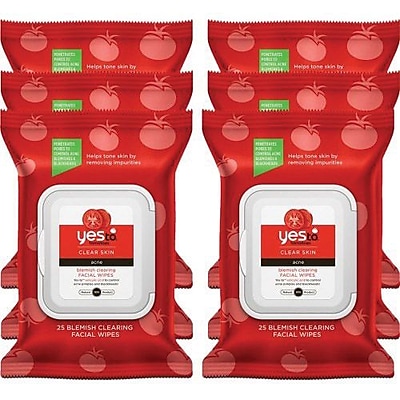 Yes to Tomatoes Blemish Clearing Facial Wipes 2331167 6 KIT