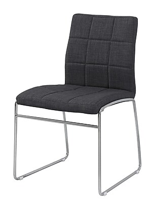 Homegear Sarah Side Chair Set of 4 ; Gray