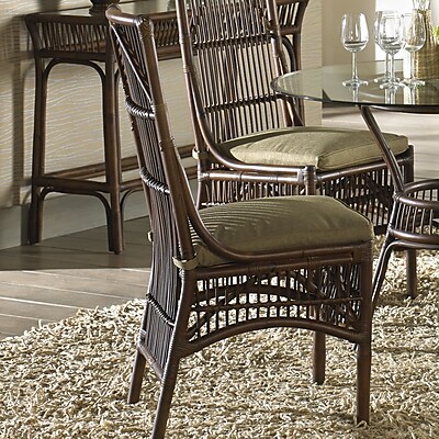 Panama Jack Bora Bora Side Chair w Cushion; Antique Beige