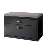 Hirsh Industries 2-Drawer Box/File Lateral Cabinet; Charcoal