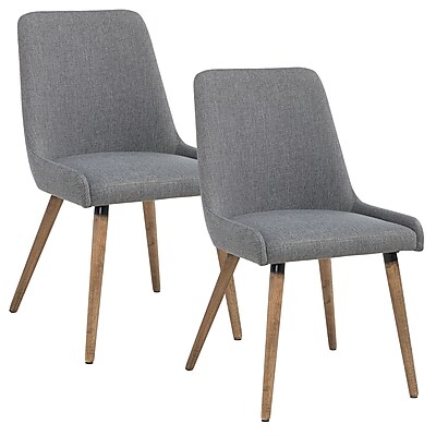 !nspire Side Chair Set of 2 ; Dark Gray