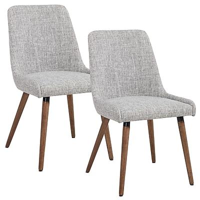 !nspire Side Chair Set of 2 ; Light Gray