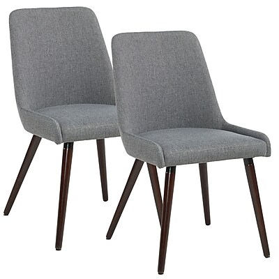 !nspire Side Chair Set of 2 ; Dark Gray