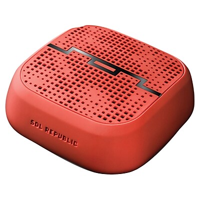 Sol Republic 1510 33 Punk Wireless Speaker Flouro Red