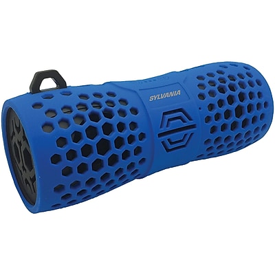 Sylvania Sp332 blue Water resistant Portable Bluetooth Speaker blue