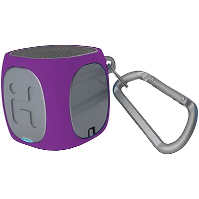 iHome Ibt55ugxc Bluetooth Rechargeable Mini Speaker System purple gray