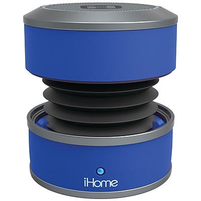iHome Ibt60ly Bluetooth Rechargeable Mini Speaker System In Rubberized Finish